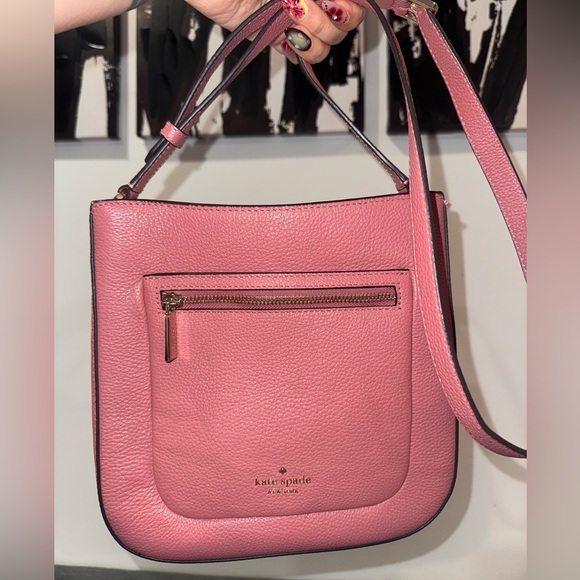Kate Spade Leila Top Zip Leather crossbody - Picture 2 of 6